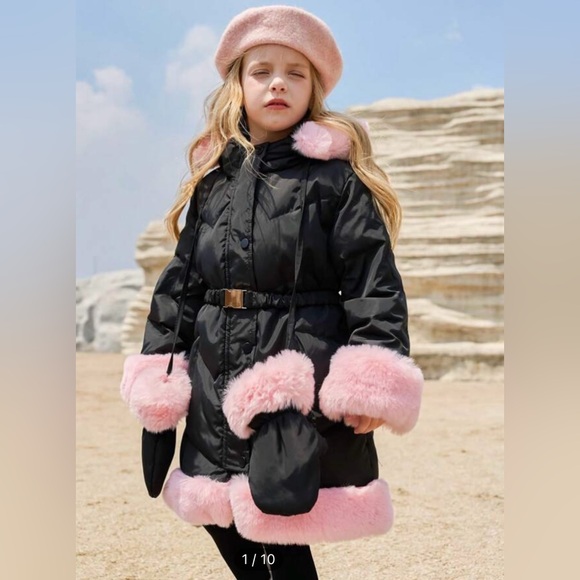 Girl’s puffer jacket - Picture 1 of 2
